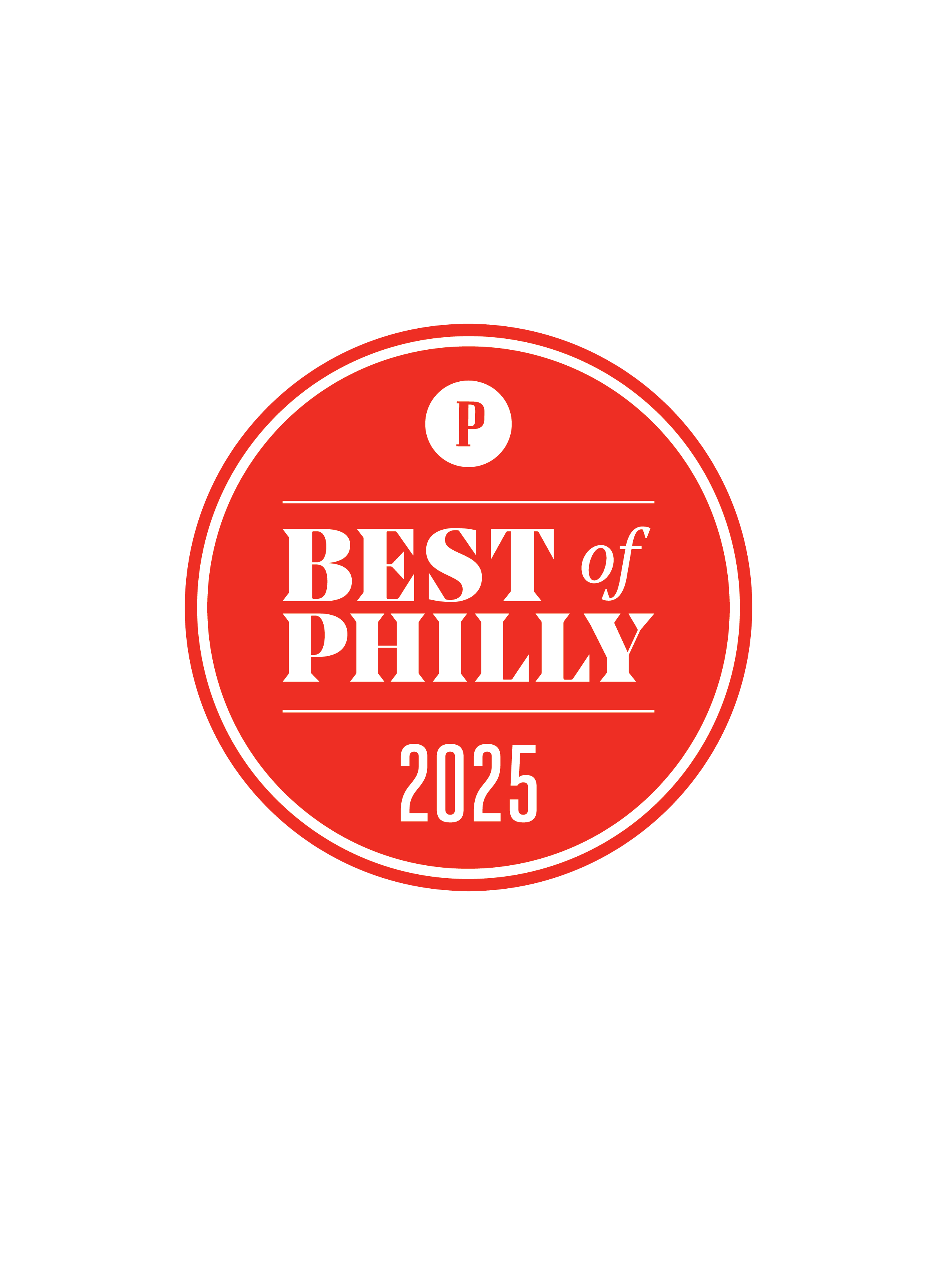 Philadelphia magazine’s original Best of Philly® 2025 winner badge