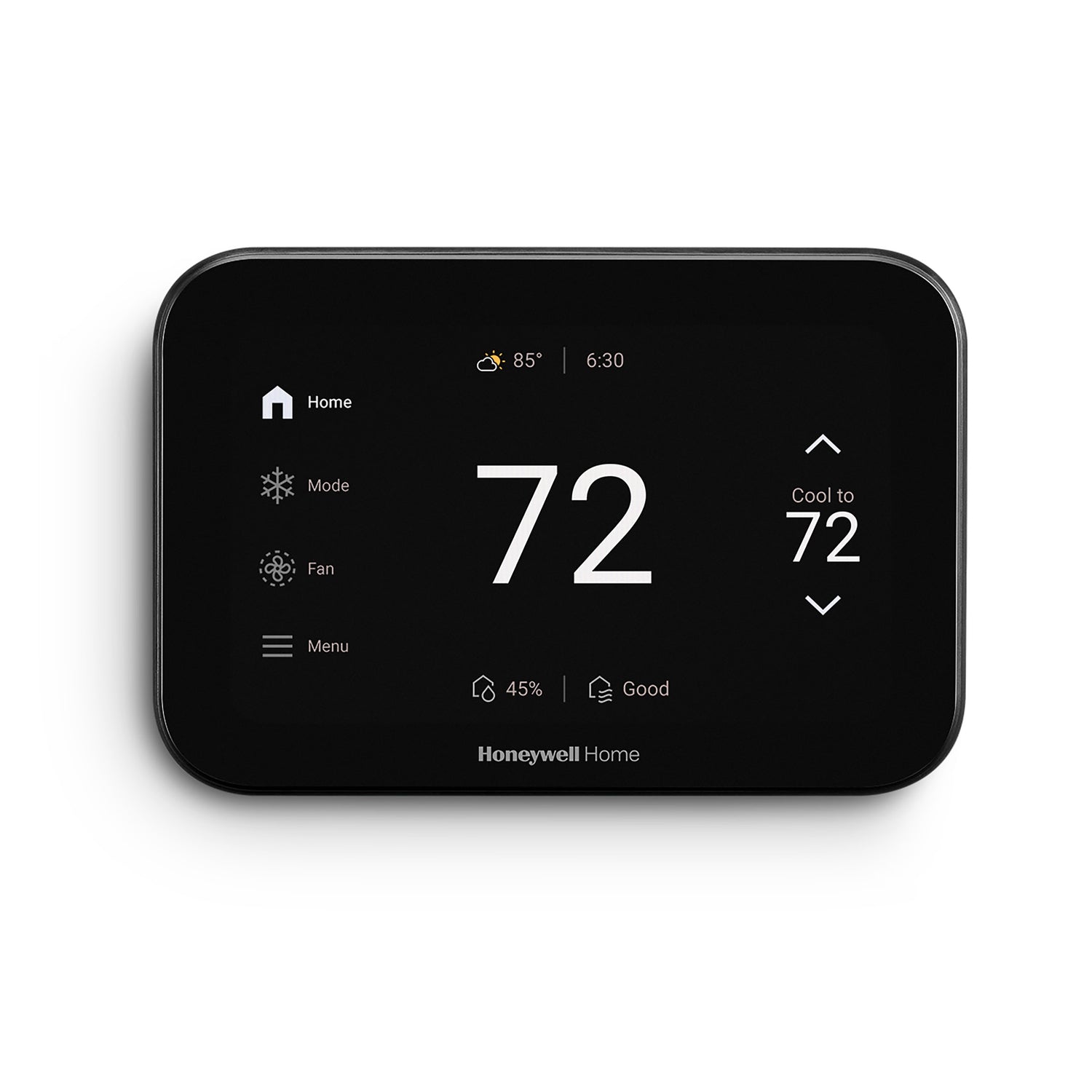 Honeywell Home ElitePRO S1200 thermostat in black